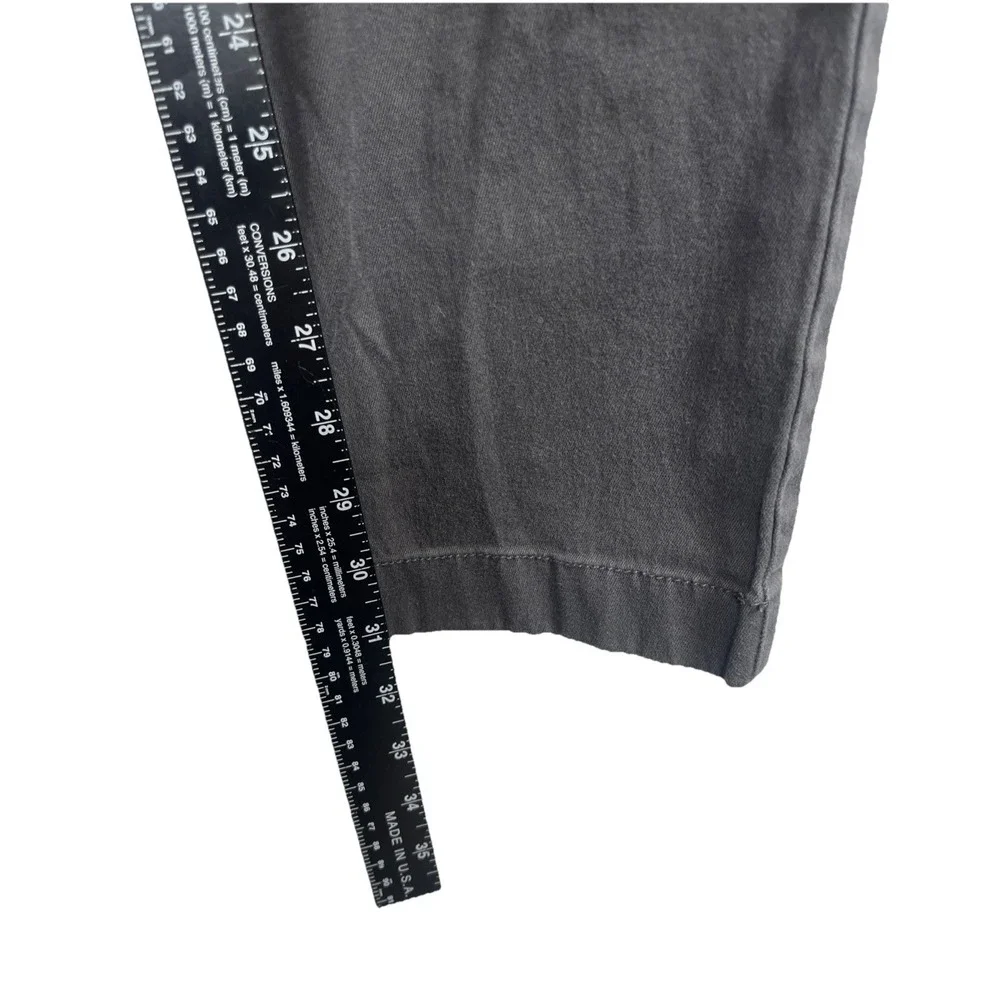 J. Crew 33x32 Men's Pants 484 Slim Fit Stretch Chinos Dk Gray‎ Onyx